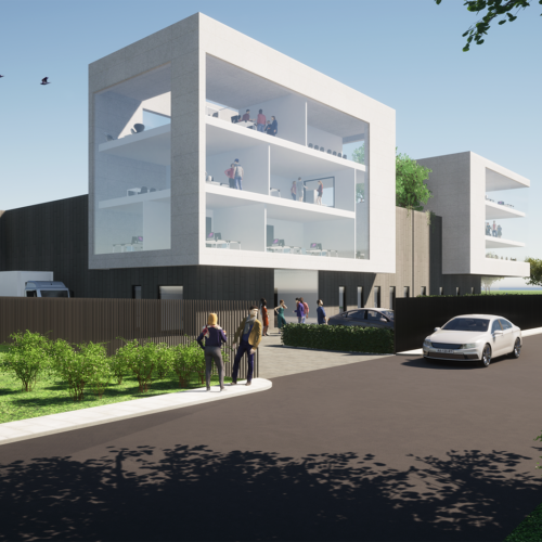 robin hurts architect ontwerp bedrijfsband zicht lokatie A9