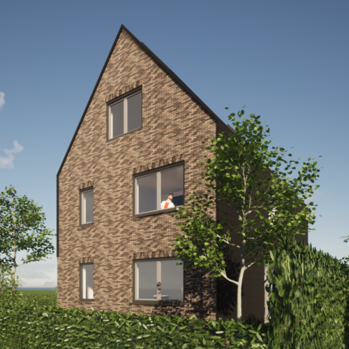 robin hurts architect woonhuis heerhugowaard de draai kavel G68 voorzijde rechts