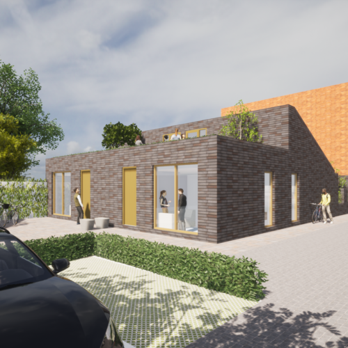 Robin hurts architect-apartementen Castricum Dorpsstraat achter zijde Robin hurts architect-apartementen Castricum Dorpsstraat achter zijde