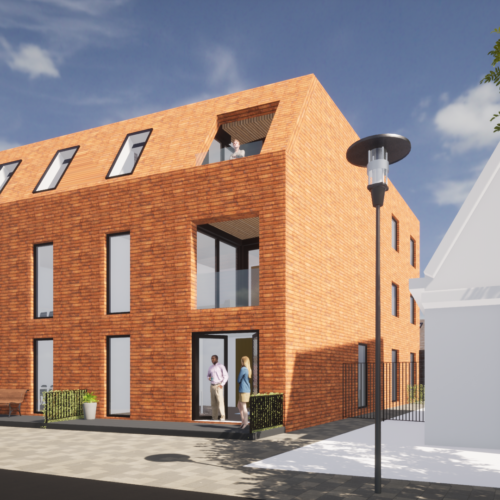 Robin hurts architect-apartementen Castricum Dorpsstraat rechts voor Robin hurts architect-apartementen Castricum Dorpsstraat rechts voor