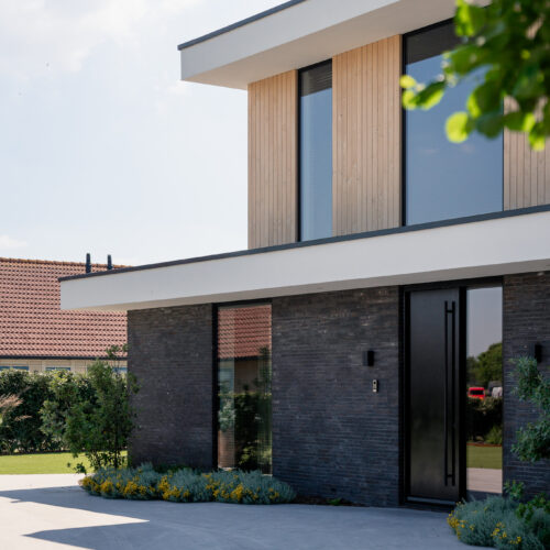 Robin Hurts Architect villa S voorzijde close exterieur