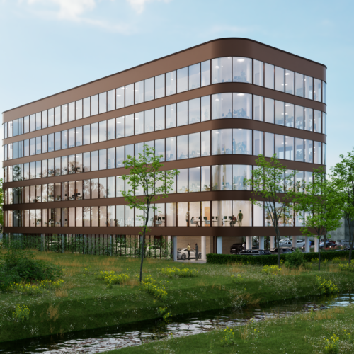 Robin hurts architect klein Olympic nieuwbouw kantoor alkmaar ring west